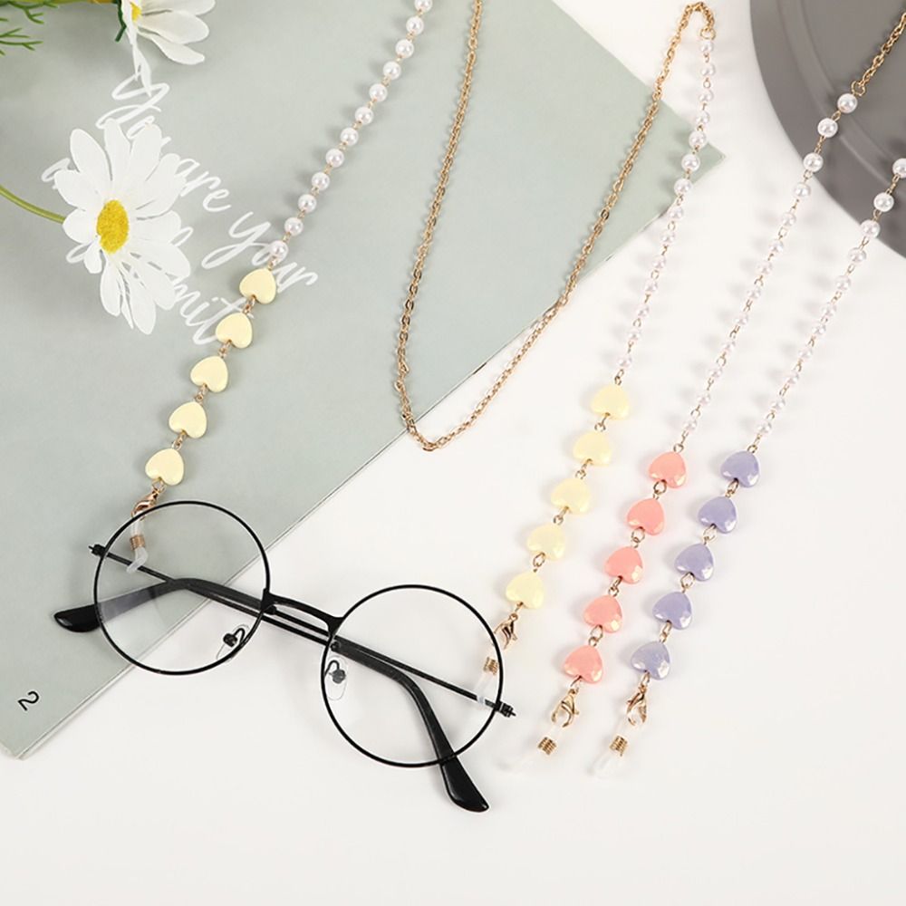 Mask Chain Holder - Modische Lesebrillenhalterung Brillenband Brillenkette Brillenclip Perlenkette