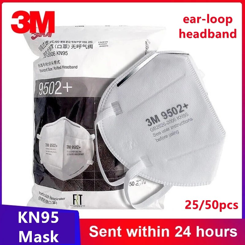 3M Mask 9502+ - 3M KN95 Original Gesicht Schutz Maske