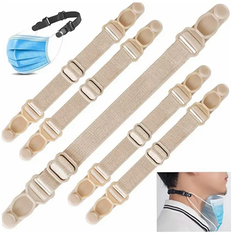 Mask Ear Saver Strap - Verstellbare Maskenband-Verlängerungsclips, universelle Passform, Ohrenschoner-Haken, Anti-Schmerz-Gehörschutz,