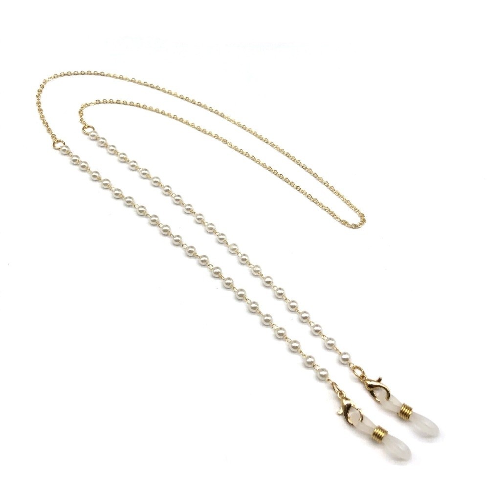 Modische Blumenperlen-Brillenk – Mask Chain Holder Bewertung und Preis