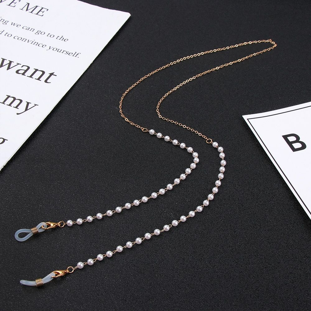 Modische Blumenperlen-Brillenk – Mask Chain Holder Bewertung und Preis